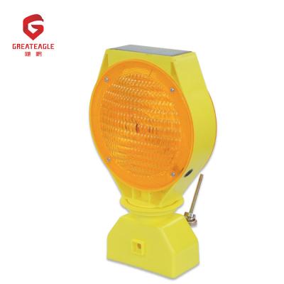 China PC/PS Lens +PP Lens Custom High Visibility LED Warning Light Road Safety Warning Light Solar Colorful Traffic Warning Light For Traffic Cone for sale