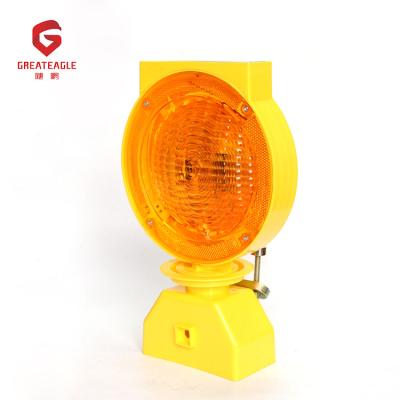 China Hot Selling PC/PS Lens +PP Lens Base Traffic Warning Light Led Road Flares Warning Light Safety Flashing Warning Lights For Road Cone And Barricade for sale