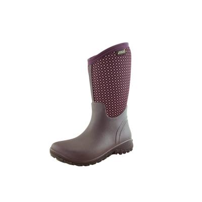 China Anti-odor High Quality Neoprene Boot Ladies Rain Boots Ladies Boots Women Shoes Rubber Rain for sale