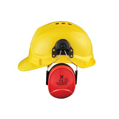 China Noise Environment NRR 27 DB Heavy Duty Adjustable ABS Ear Muffs Mounted Industrial Hard Hat Safety Earmuffs Hard Hat Ear Muffs for sale