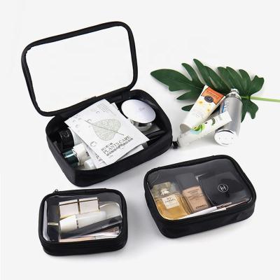 China New Fashion PVC Transparent Women Cosmetic Bag Girl Toiletries Bag Brand Waterproof Makeup Cases Travel Organizer Beauty Storage Bags for sale