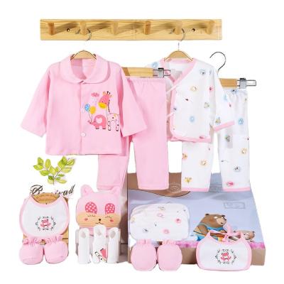 China High-end Newborn Baby Gift Set Full Moon Spring and Autumn Newborn Girl Baby Clothes Gift Box Short Hot Sales Newborn Sleeeves for sale