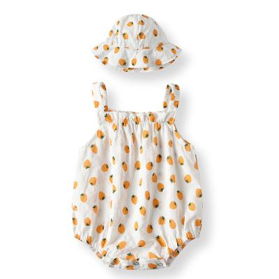 China Girls Summer Cotton Factory Lovely Romper Infant Baby Clothes Custom Newborn Baby Jumpsuit for sale