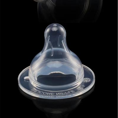 China BPA Free 2020 Hot Wholesale New Sales Silicone Baby Nipple BPA Free Baby Nipple Feeding Teat For Baby Feeding Bottle for sale