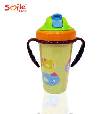 China BPA Free Sample Customized Free Print Baby Training Portable Sippy Cup for sale