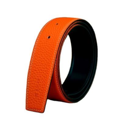 China Wholesale Comfortable High Quality Casual Genuine Leather Belt 100%Cowhide Leather Belt Without Buckle for sale