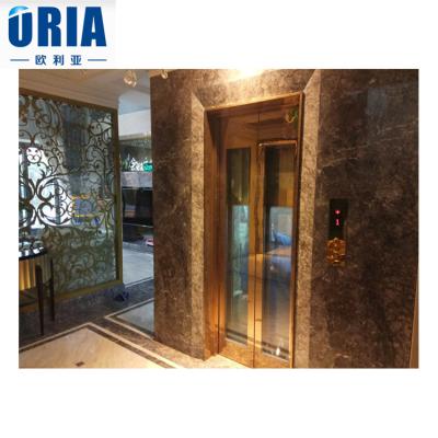 中国 Stainless Steel Home Villa Elevator Oria-A004 0.5-2.5m/s PVC Floor 販売のため