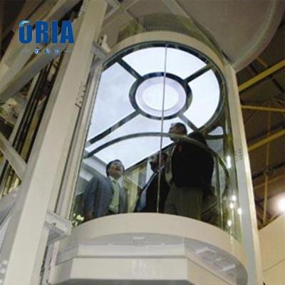 China ORIA-G03 Sightseeing Glass Elevator 450kg-1600kg 1.0m/s-6.0m/s Te koop