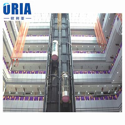 China 0.5-2.5m/s Sightseeing Glass Elevator 3D Model Design Modern for sale