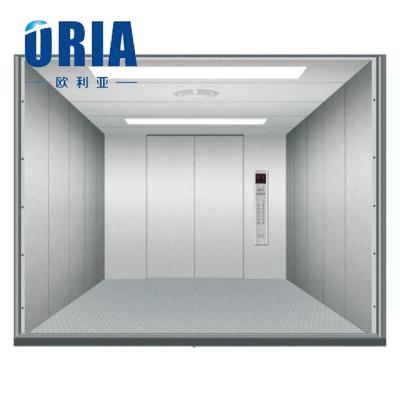 China ORIA the price of 1 ton freight elevator and the size of the freight elevator Te koop