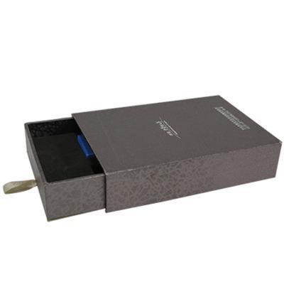 China Disposable Square Black Drawer Paper Business Card Packaging Boxes For Luxury Gift for sale