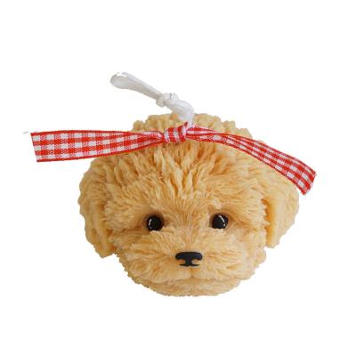 China High Quality Birthdays Dog Shaped Cute Candle Birthday Candles Vegan Soy Wax Candle for sale