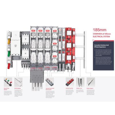 China NH Fuse Fuse Switch 160A Three Phase Vertical Type 400a for sale