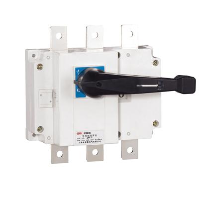 China ON-OFF-ON Low Voltage 63A 160A 500A 400A Hgl Low Voltage Load Cut-off Isolator Switch Disconnector for sale