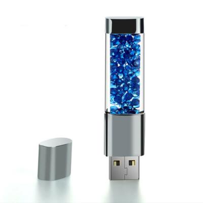 China Factory Direct Selling Fast Speed ​​Data Saving Gift Crystal Pen High End Custom Logo Crystal Pen Flash Disk USB Drives for sale