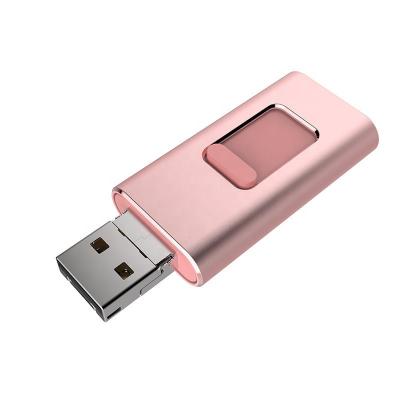 China Home USE+Office+Travel 3 in 1 Metal OTG USB Flash Drives 1TB USB 3.0 Pen Drive Thumb U Disk Memory Stick Flash Storage for iPhone iPad PC for sale