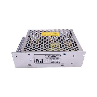 China Triple Output Multiplex Voltage 30W Switching Mode Power Supply SMPS AC To DC Input 110-230VAC T-30B For LED Light 129*98*38mm for sale