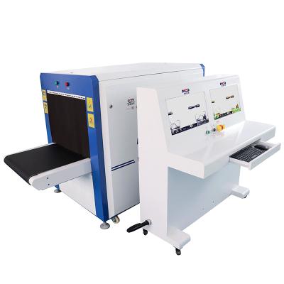 China X-Ray Luggage Scanner For Airport/Underground/Customs Security Metal Detector With Dual View X-Ray Baggage Scanner 650(W)*500(H)mm for sale