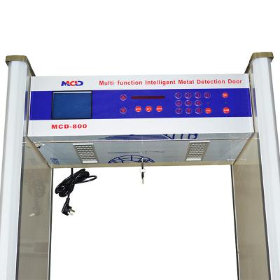 China Waterproof Multi Zones Archway Metal Detector Used Water Proof Walk Through Metal Detector MCD-800A for sale