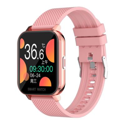 China Touch Screen Pink 1.54 Inch TFT Heart Rate Blood Oxygen IP67 Waterproof Full Screen Touch Screen Smartwatch for sale