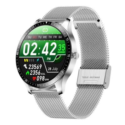 China Wholesale Touch Screen Alloy Strap Best Full Touch Around Screen Wrist Watch Blood Pressure Health Smartwatch for sale