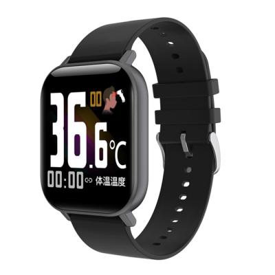 China Rate Monitors Fitness Wristwatches Smart Watch Wholesale Waterproof T68 Touch Screen Body Temperature Heart Smartwatch for sale