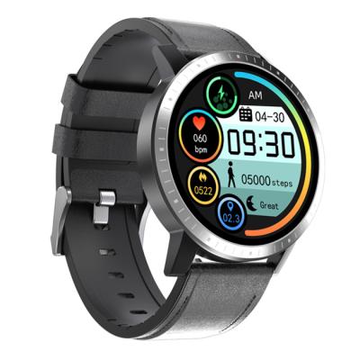 China Heart Rate Blood Pressure Sleep Monitor Touch Screen SPO2 PPG ECG Round Wristband Sports Smartwatch Smart Watch for sale