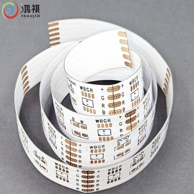 China RGBW 4 In 1 COB PCB Flexible LED Strip Circuit Board Source Customized for sale