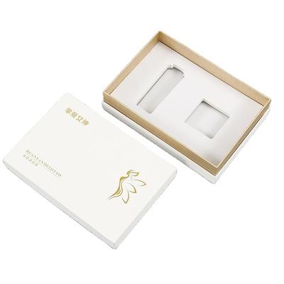 China Recyclable High Quality Customizable White Single Packaging Box For Water And Dairy Products for sale