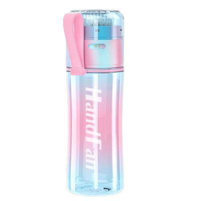 China New Hotel Trends 3 Adjustable Portable Filling Mini Fan Water Bottle Speed for sale