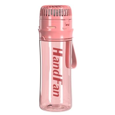 China New hot viable rechargeable portable outdoor 2000mAh lithium battery water bottle fan for sale