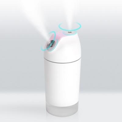 China Quick Humidification 480ml Mini Ultrasonic Rechargeable Wireless Handheld Humidifier for sale