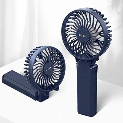 China Detachable Electric Hand Folding Small Mini Style Power Bank Coin Battery Portable Handheld Fan for sale