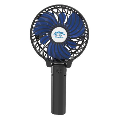 China Hotel HandFan Folding Portable USB Rechargeable Mini Fan Desktop Electric Fan for sale