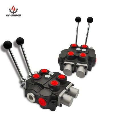 China Adopts parallel or hydraulic oil circuit Hy-Waloil 25 GPM RD5200 Monoblock Directional Double Acting Spools Control Valve for sale