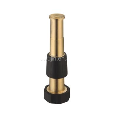 China Variable Adjustable Flow Controls Lawn Garden Hose Brass Nozzle for sale