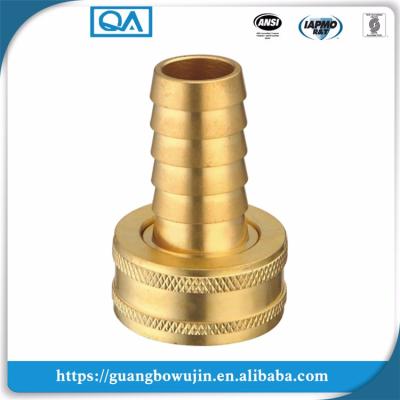 China Professional Brass Pipe Barb Water Pipe Fitting Garden Connector for sale