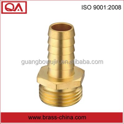 China Metal Brass Garden Hose Connector Fitting Burr X GHT Male for sale