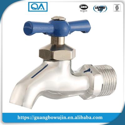 China bibcock brass faucet bibcock faucet bib faucet chrome small basin body long water faucet for sale