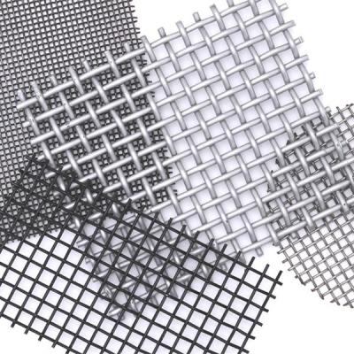 China Heat Resistance Fabric Square Hole Mesh Square Iron Woven Decorative Stainless Steel Wire Mesh for sale