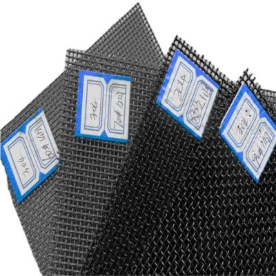 China T316 Tough Australian Standard Black Powder Coated Stainless Steel Diamond Hole Bulletproof Mesh Fabric for sale