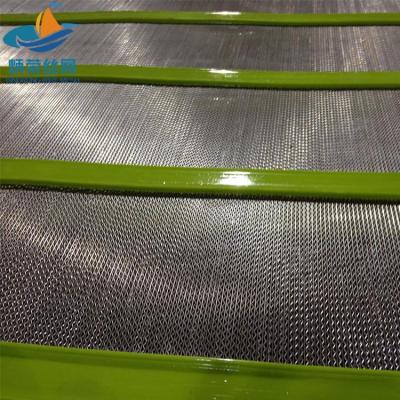 China Wear-resistance self-cleaning screens mesh with polyurethane strips for sale