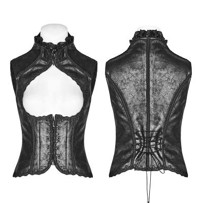 China Y 960 Steampunk Vintage Viable Trendy Floral Vest Women's Clothing PRAISE PUNK for sale