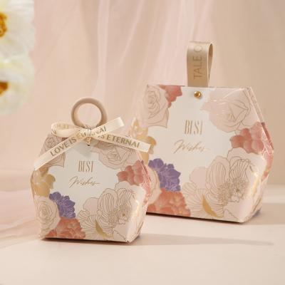 China Wholesale Eco Friendly Materials Design Luxury Wedding Favor Recycled Soft Candy Wrapping Paper Gift Box For Biscuit Biscuit for sale