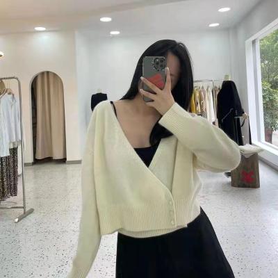 China Office lady basic boiled sweaters anti-pilling new design solid cashmere woven for sale