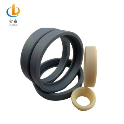 China Building material shop production and processing of nylon ring laser engraving LOGO nylon tube cutting processing for sale