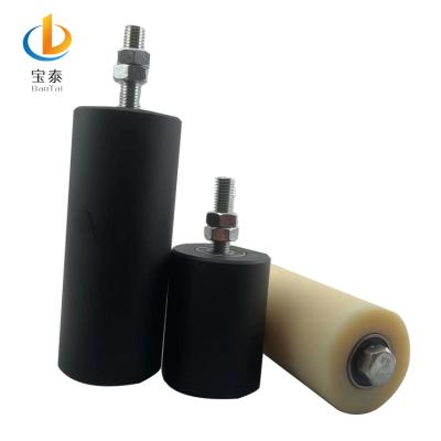 China Guide Wheel Nylon Sliding Door Guide Roller Door Top Guide Nylon White Flat Wheel for sale