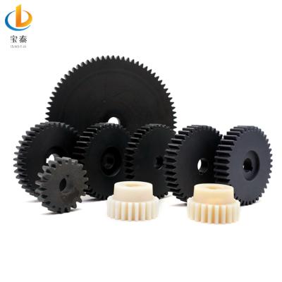 China Custom small plastic nylon gears wear-resistant plastic gear transmission precision tooth nylon gears for sale