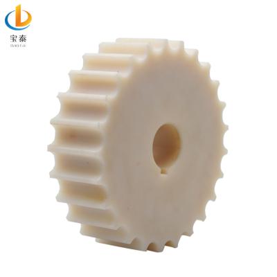 China Gears Engineering Small Plastic Ring Pa 66 Nylon Gear Wheel Nylon Helical Gear for sale