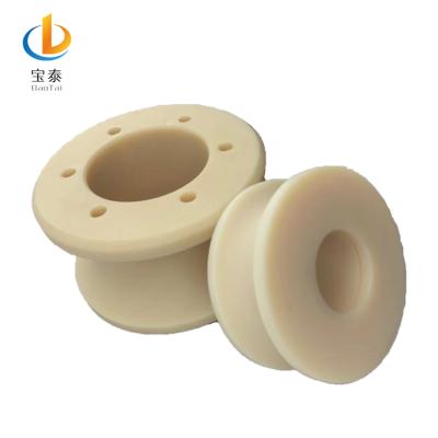 China Mechanical Parts Alternator Pulley Chain Pulley Block Pulley System Plastic Gym for sale